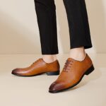 Ponytail Shoe Shine Parlor Men’s Minimalist Business Lace-Up Dress Shoes - Image 7