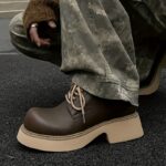 Ponytail Shoe Shine Parlor Men’s Leather Derby Lace-Up Casual Boots - Image 2