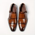 Ponytail Shoe Shine Parlor Men’s Leather Double Buckle Monk Dress Shoes - Image 8