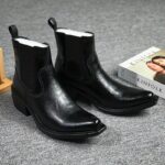 Ponytail Shoe Shine Parlor Men’s Pointed Toe Chelsea Casual Boots - Image 2