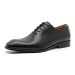 Ponytail Shoe Shine Parlor Men’s Minimalist Business Lace-Up Dress Shoes - Image 3