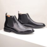 Ponytail Shoe Shine Parlor Men’s Genuine Leather Chelsea Casual Boots - Image 6