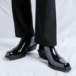 Ponytail Shoe Shine Parlor Men’s Leather Chelsea Ankle Fashion Boots - Image 4