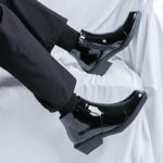 Ponytail Shoe Shine Parlor Men’s Leather Chelsea Ankle Fashion Boots - Image 6