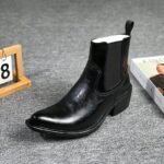 Ponytail Shoe Shine Parlor Men’s Pointed Toe Chelsea Casual Boots - Image 10