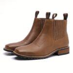 Ponytail Shoe Shine Parlor Men’s Western Cowboy Square Toe Casual Boots - Image 11