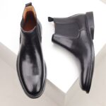 Ponytail Shoe Shine Parlor Men’s Genuine Leather Chelsea Casual Boots - Image 11