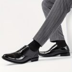 Ponytail Shoe Shine Parlor Men’s Leather Brogue Derby Business Dress Shoes - Image 9