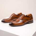 Ponytail Shoe Shine Parlor Men’s Genuine Leather Oxford Business Dress Shoes - Image 9