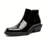 Ponytail Shoe Shine Parlor Men’s Leather Chelsea Ankle Fashion Boots - Image 3