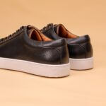 Ponytail Shoe Shine Parlor Men’s Leather Casual White Business Sneakers - Image 11