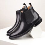 Ponytail Shoe Shine Parlor Men’s Genuine Leather Chelsea Casual Boots - Image 10