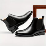 Ponytail Shoe Shine Parlor Men’s Leather Chelsea Vintage Casual Boots