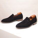 Ponytail Shoe Shine Parlor Men’s Suede Pointed Toe Formal Loafers - Image 8