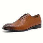 Ponytail Shoe Shine Parlor Men’s Minimalist Business Lace-Up Dress Shoes - Image 5