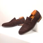 Ponytail Shoe Shine Parlor Men’s Suede Pointed Toe Formal Loafers - Image 10