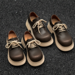 Ponytail Shoe Shine Parlor Men’s Leather Derby Lace-Up Casual Boots - Image 12