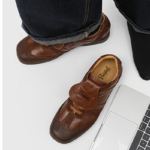 Ponytail Shoe Shine Parlor Men’s Minimalist Leather Casual Lace-Up Sneakers - Image 4