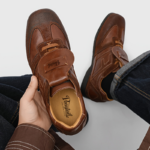 Ponytail Shoe Shine Parlor Men’s Minimalist Leather Casual Lace-Up Sneakers - Image 3