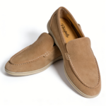 Ponytail Shoe Shine Parlor Men’s Suede Slip-On Casual Comfort Loafers - Image 12