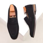 Ponytail Shoe Shine Parlor Men’s Suede Pointed Toe Formal Loafers - Image 2