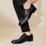 Ponytail Shoe Shine Parlor Men’s Minimalist Business Lace-Up Dress Shoes - Image 9