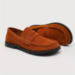 Ponytail Shoe Shine Parlor Men’s Suede Slip-On Casual Loafers