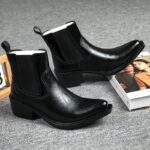 Ponytail Shoe Shine Parlor Men’s Pointed Toe Chelsea Casual Boots - Image 8