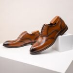 Ponytail Shoe Shine Parlor Men’s Genuine Leather Oxford Business Dress Shoes - Image 10