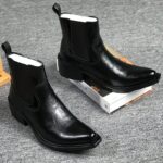 Ponytail Shoe Shine Parlor Men’s Pointed Toe Chelsea Casual Boots - Image 9