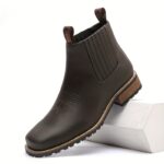 Ponytail Shoe Shine Parlor Men’s Western Cowboy Square Toe Casual Boots - Image 2