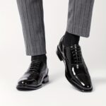 Ponytail Shoe Shine Parlor Men’s Leather Brogue Derby Business Dress Shoes - Image 11