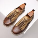 Ponytail Shoe Shine Parlor Men’s Casual Lace-Up Comfort Sneakers - Image 5