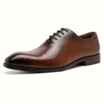 Ponytail Shoe Shine Parlor Men’s Leather Brogue Business Casual Dress Shoes - Image 9