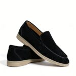 Ponytail Shoe Shine Parlor Men’s Suede Slip-On Casual Comfort Loafers - Image 8