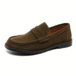 Ponytail Shoe Shine Parlor Men’s Suede Slip-On Casual Loafers - Image 7