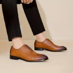 Ponytail Shoe Shine Parlor Men’s Minimalist Business Lace-Up Dress Shoes - Image 10
