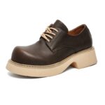 Ponytail Shoe Shine Parlor Men’s Leather Derby Lace-Up Casual Boots - Image 3